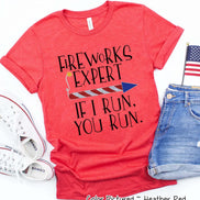 Fireworks Expert for Her 4th of July Tee