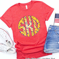 Big Monogram Bomb Pop Patrotic Tee