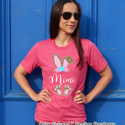 Cheetah Leopard Print Bunny Ears with Mimi Easter Tee