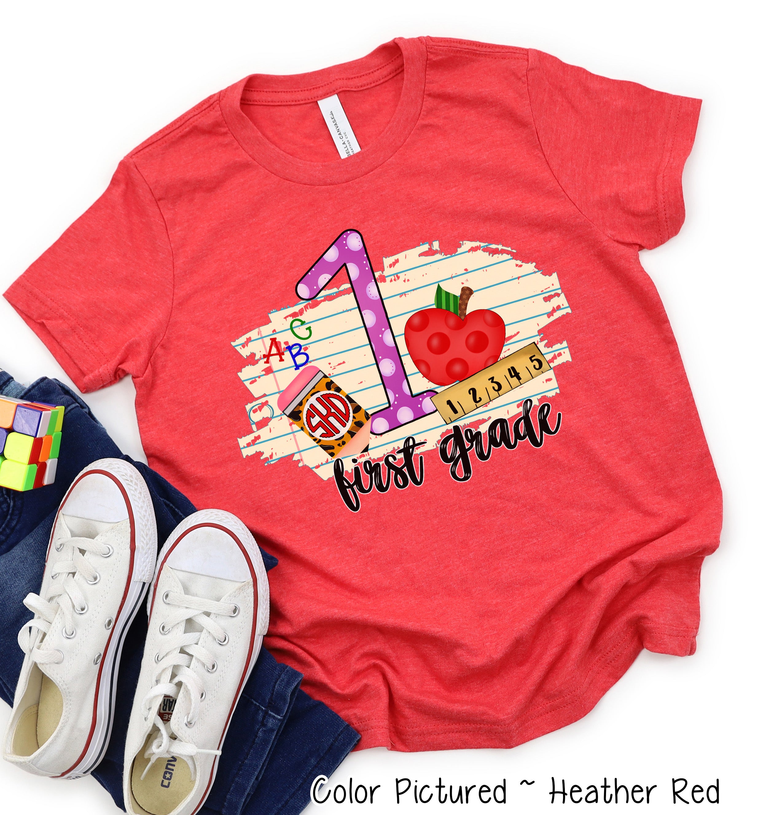 Monogram 1st Grade Tee