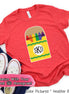 Monogram Primary Crayon Tee