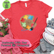Monogram Artist Palette Tee