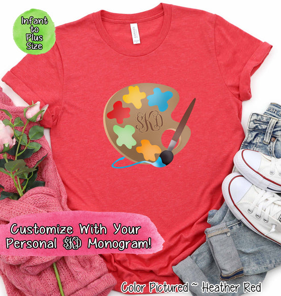 Monogram Artist Palette Tee