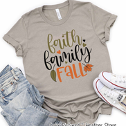 Faith, Family, Fall Tee