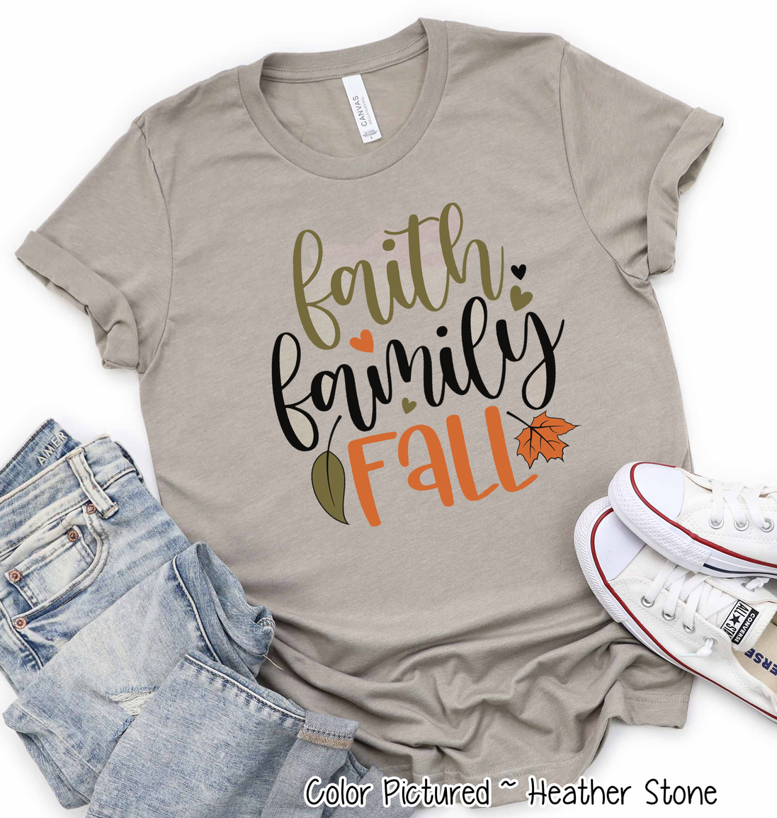 Faith, Family, Fall Tee