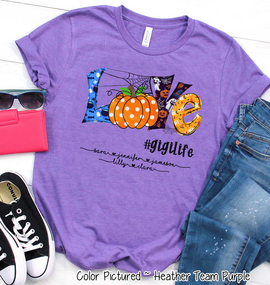 Love #YourLife Halloween Personalized T-Shirt ~ Customize text