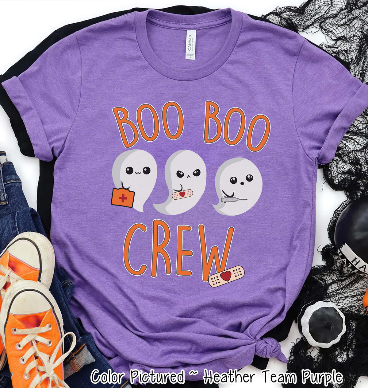 Boo Boo Crew Nurse Halloween Tee