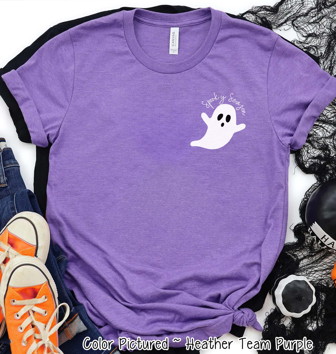 Spooky Season Pocket Print Halloween Tee