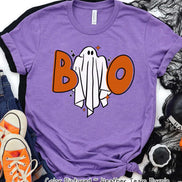 Boo Ghost Halloween Tee
