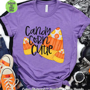 Candy Corn Cutie Trio Halloween Tee
