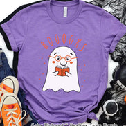 Booooooks Boy Ghost Halloween Tee