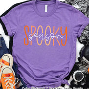 Spooky Season Lettering Halloween Tee