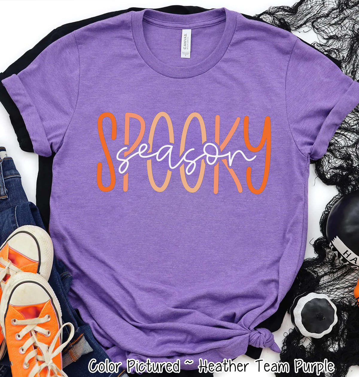 Spooky Season Lettering Halloween Tee