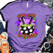 Double Trouble Witch Halloween Tee