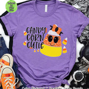 Candy Corn Cutie Halloween Tee