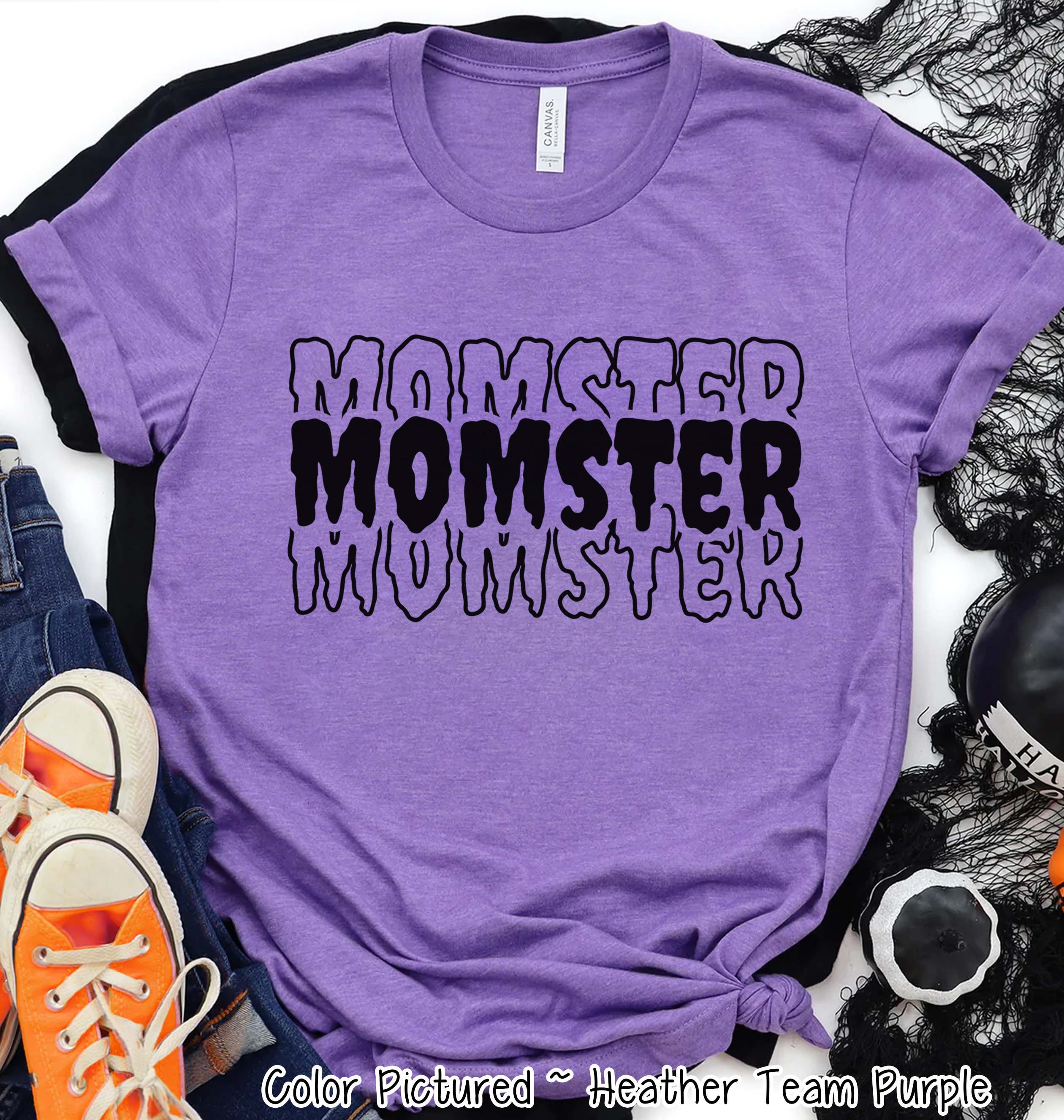 Momster Mirror Print Halloween Tee