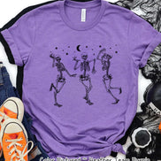 Dancing Skelatons Halloween Tee