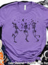 Dancing Skelatons Halloween Tee