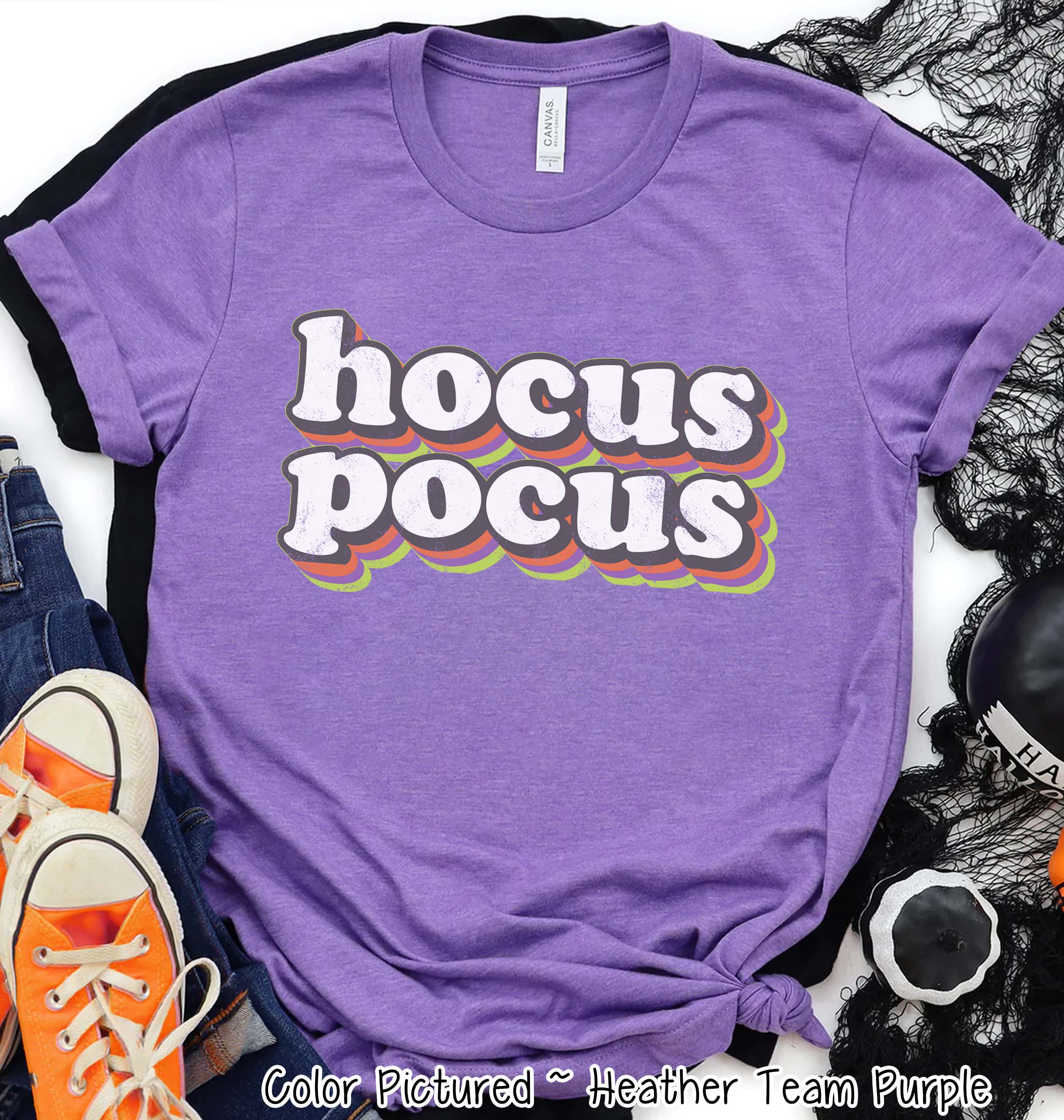 Retro Hocus Pocus Halloween Tee