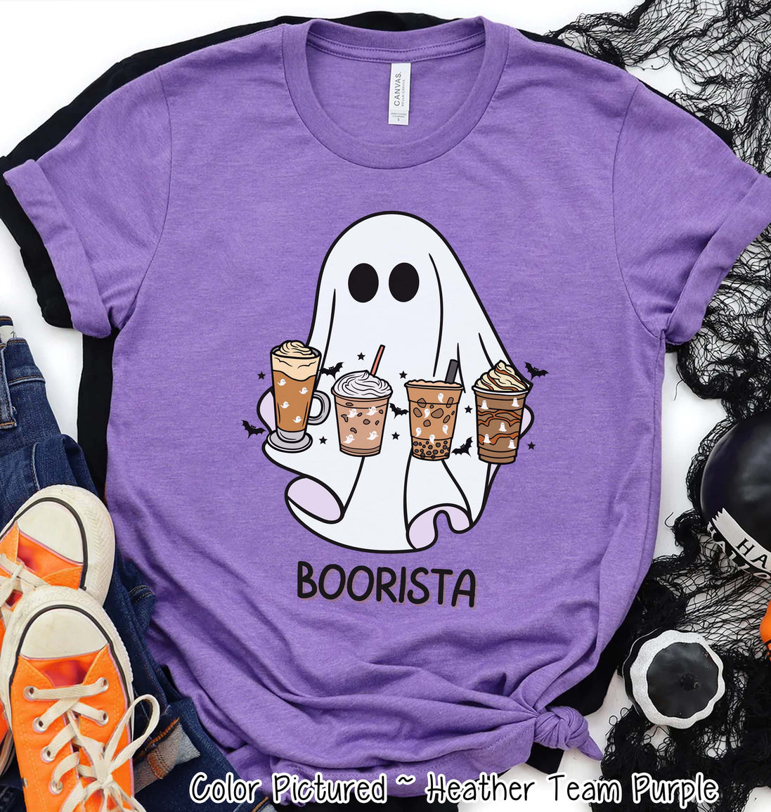 Boorista Coffee Latte Halloween Tee