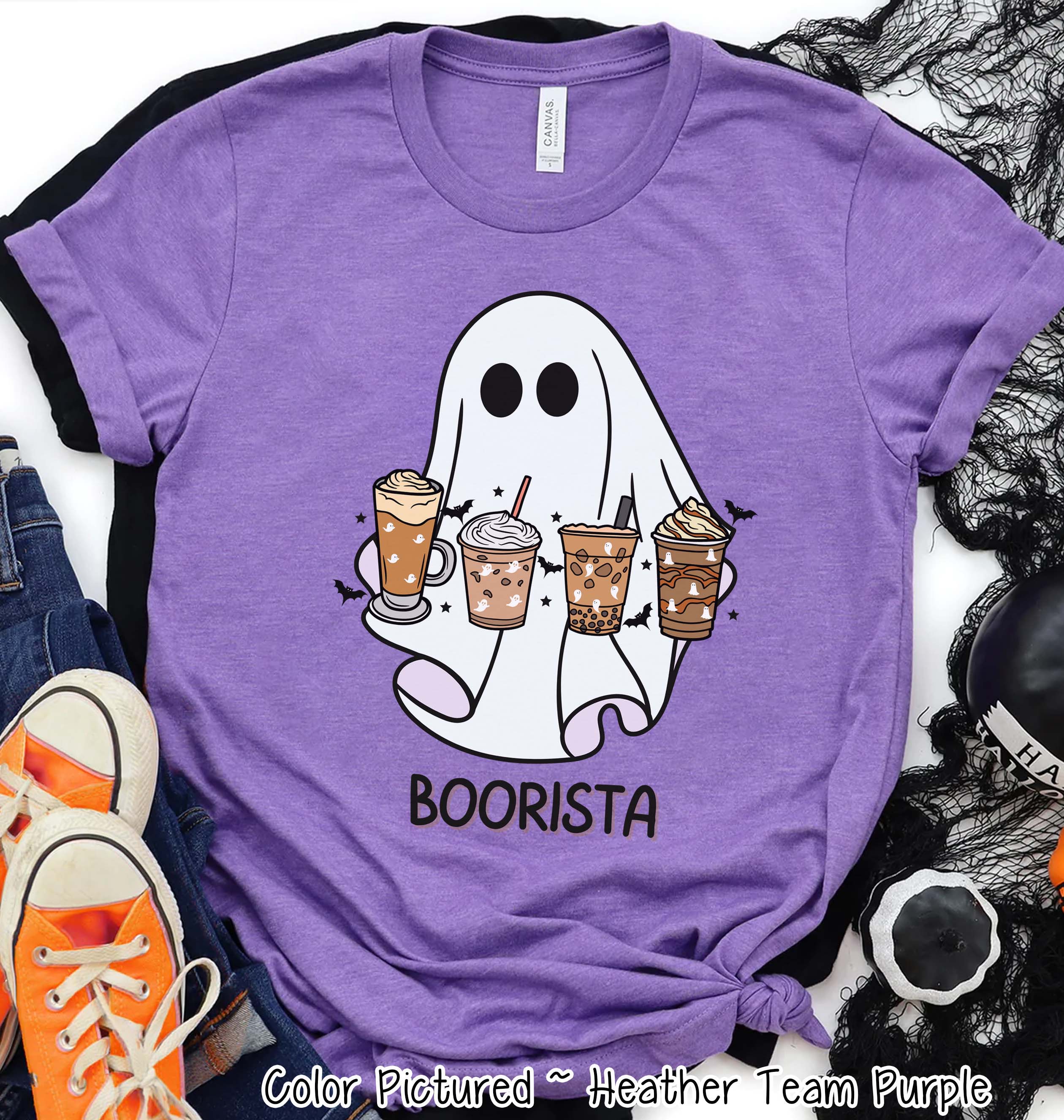 Boorista Coffee Latte Halloween Tee