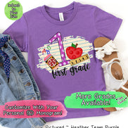 Monogram 1st Grade Tee