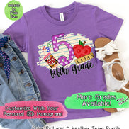 Monogram 5th Grade Tee