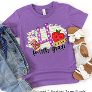Monogram 4th Grade Tee