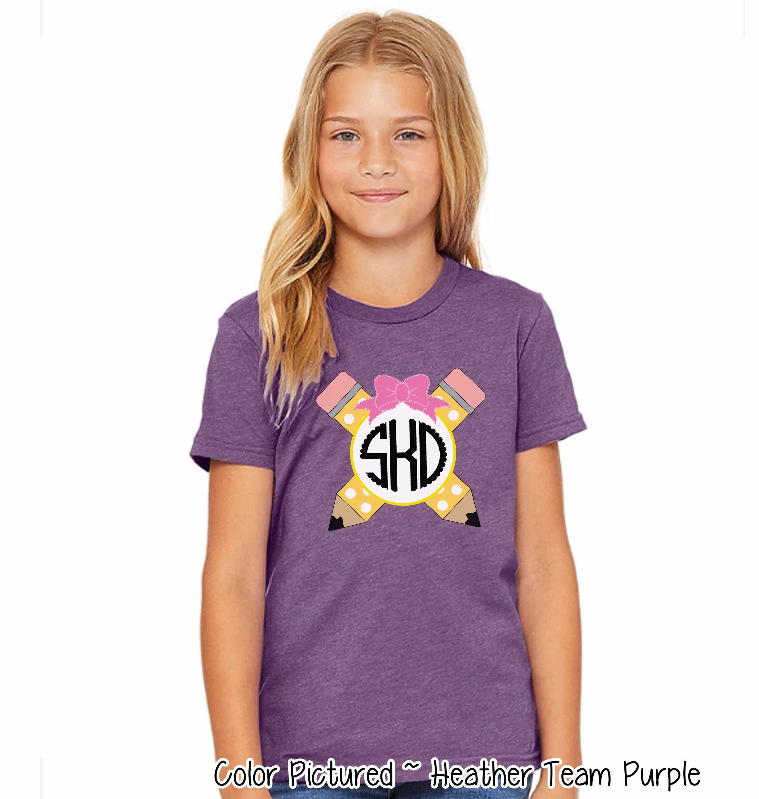 Monogram Cute Pencil Tee
