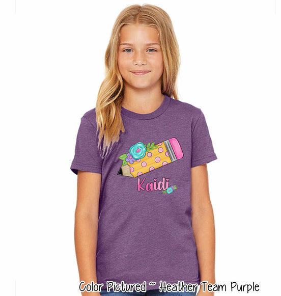 Personalized Pencil Tee