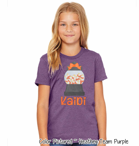 Custom Candy Corn Machine Youth, Toddler, Infant Halloween Tee