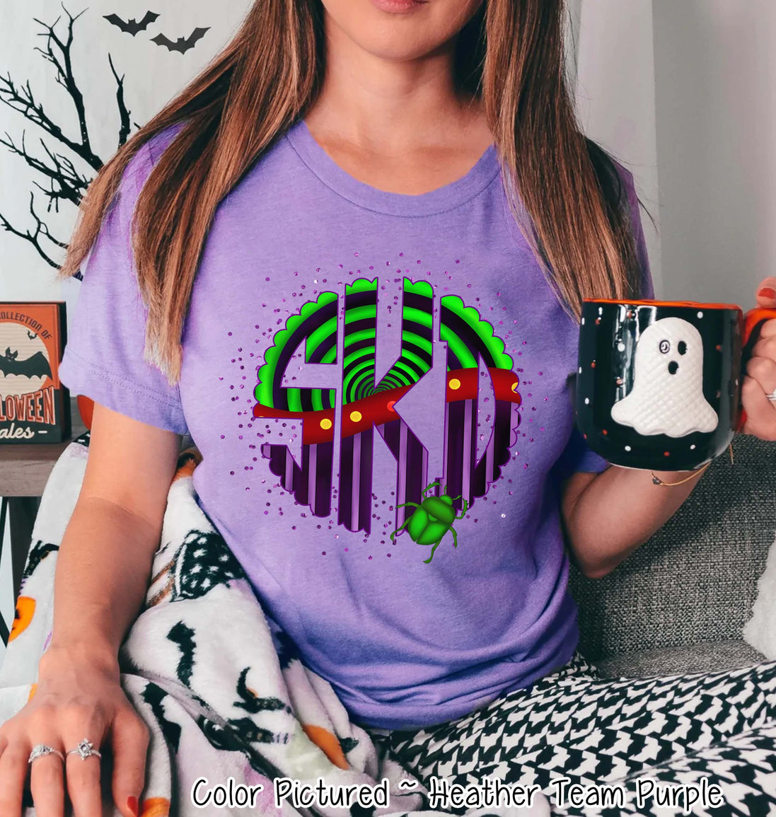 Big Monogram Beetle Halloween Tee