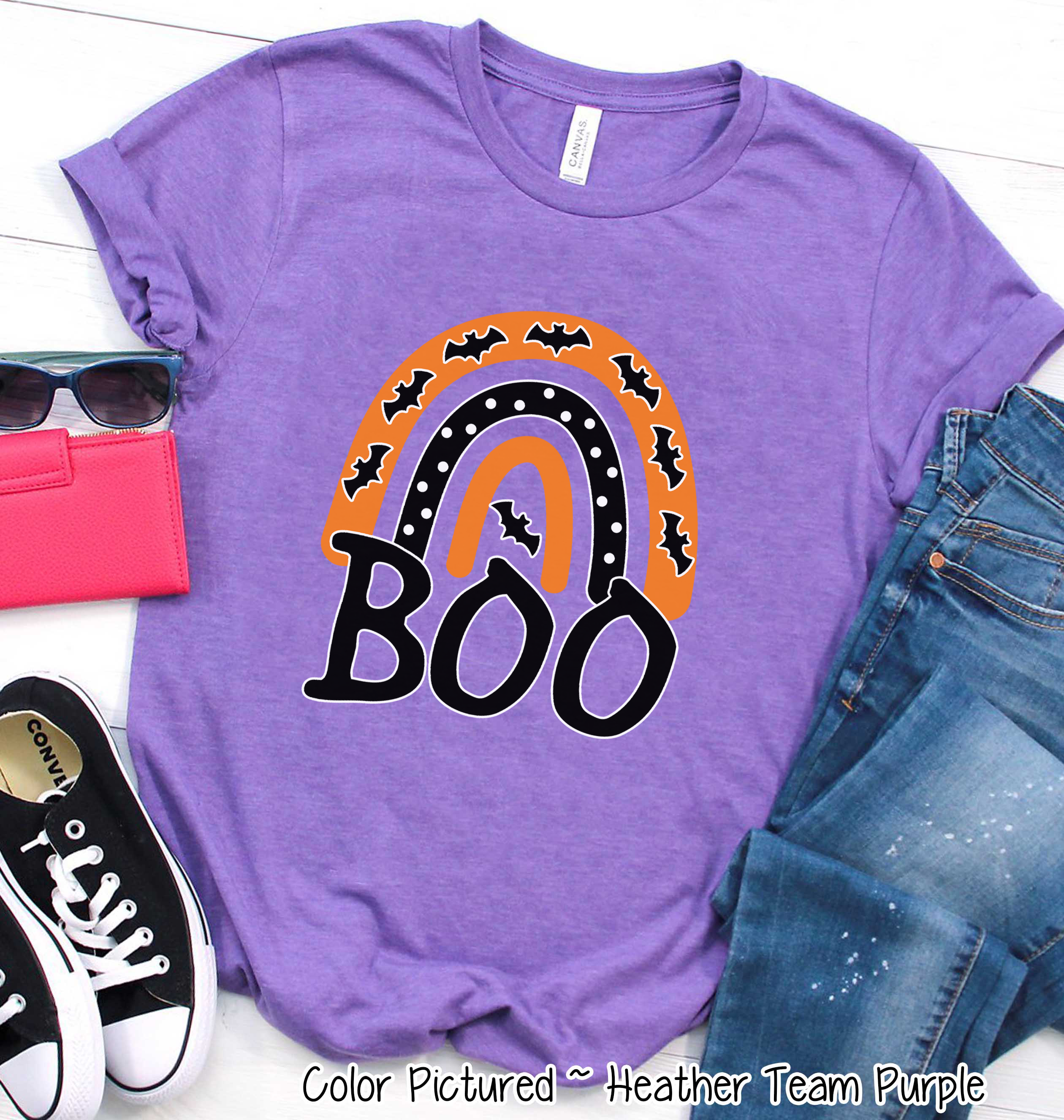 Halloween Rainbow Boo Shirt
