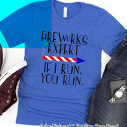 Fireworks Expert 4th of July Tee