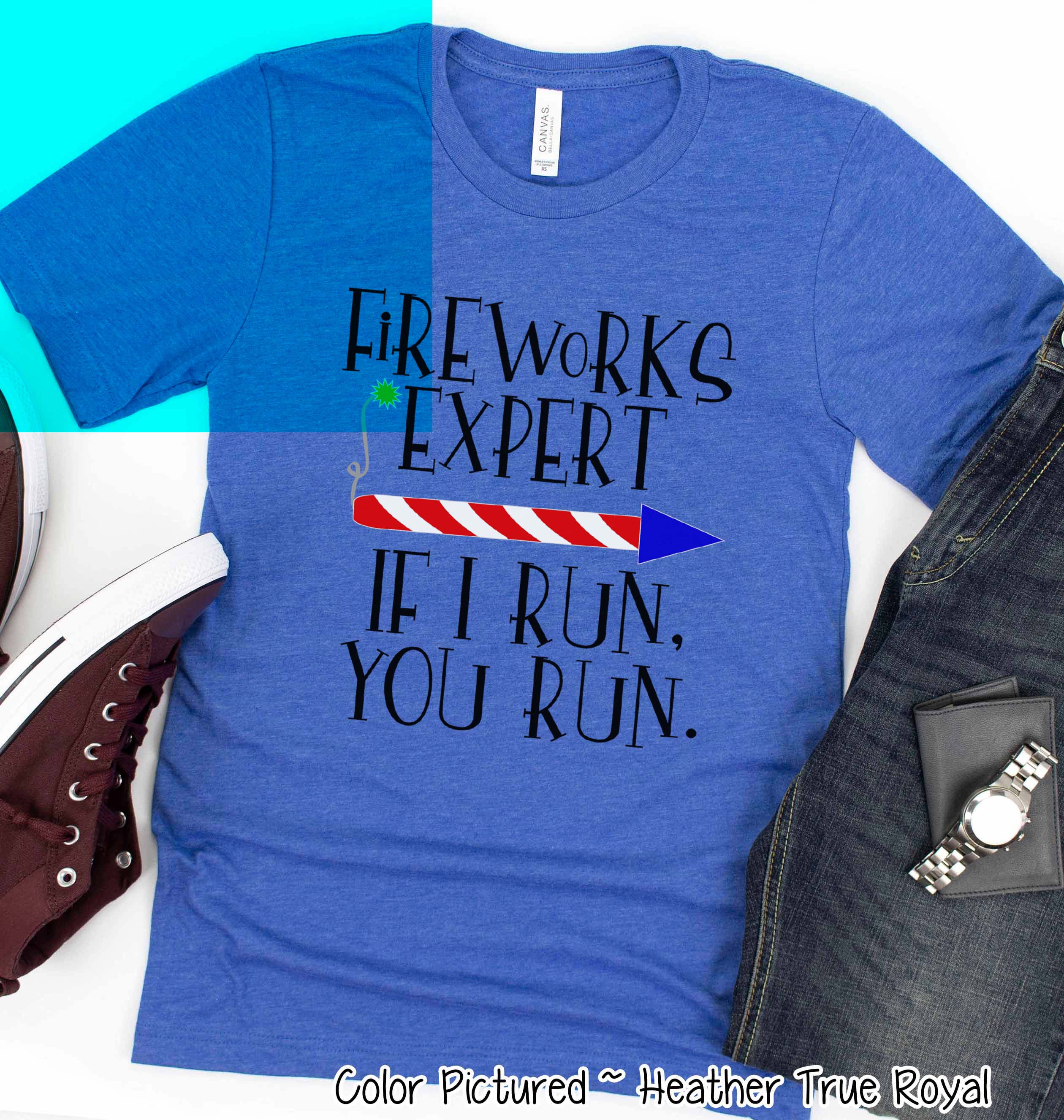 Fireworks Expert 4th of July Tee