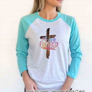 It is Finished Cross Raglan Tee