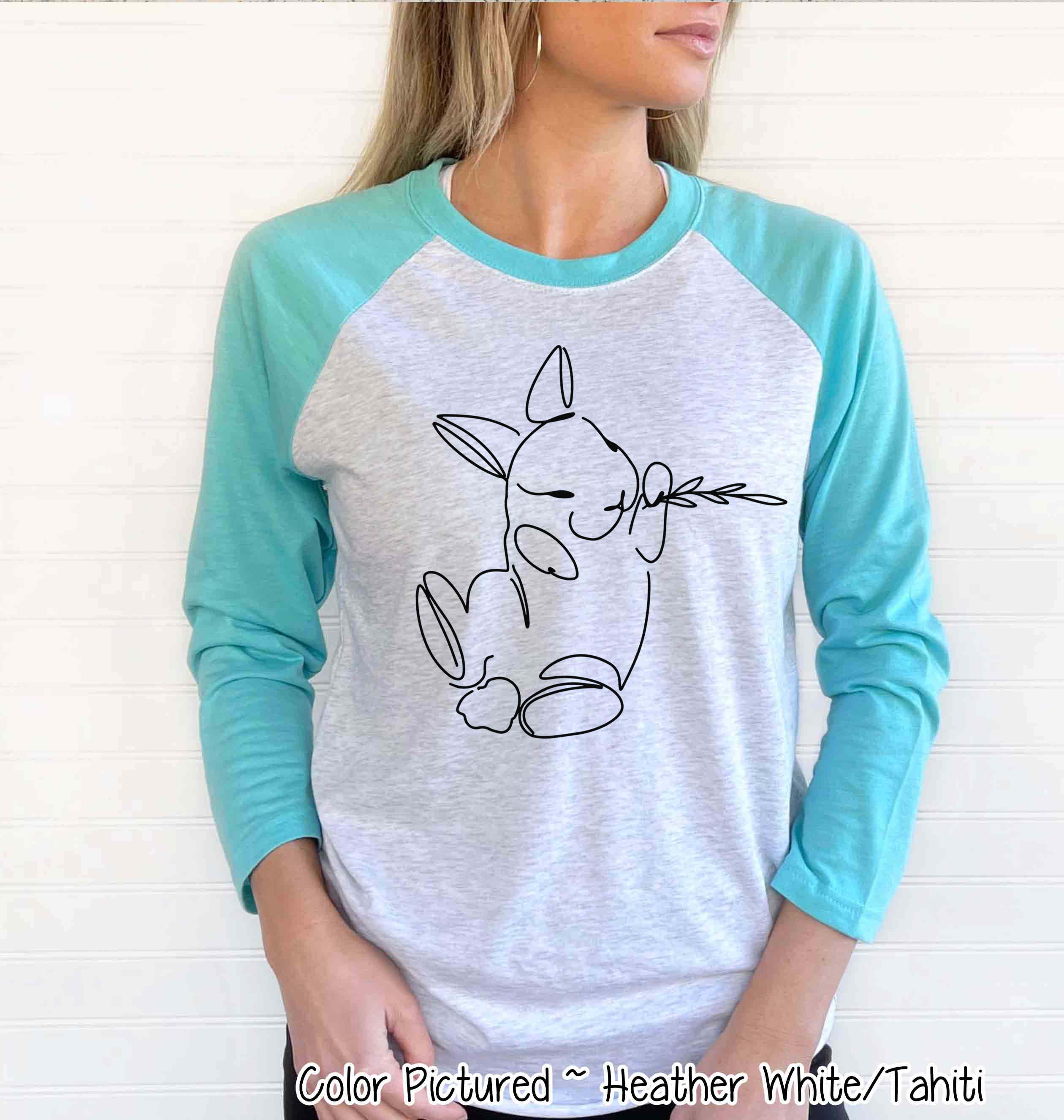 Easter Bunny Raglan Tee