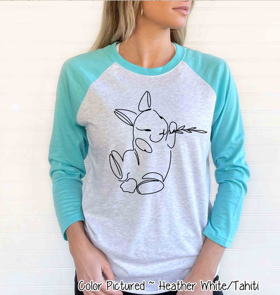 Easter Bunny Raglan Tee