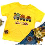 Personalized Frankenstein Train Youth, Toddler, Infant Halloween Tee