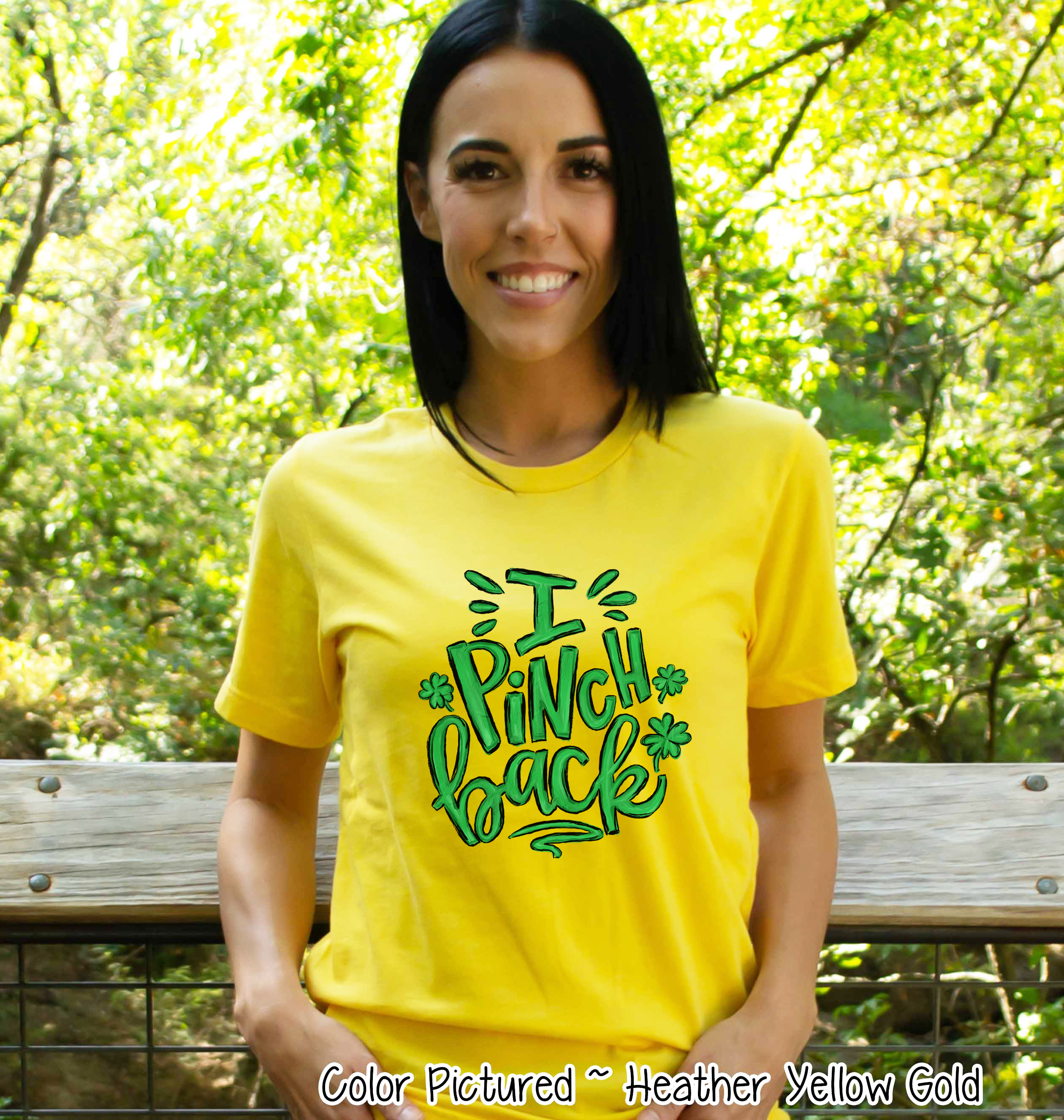 I Pinch Back St Patricks Day Tee