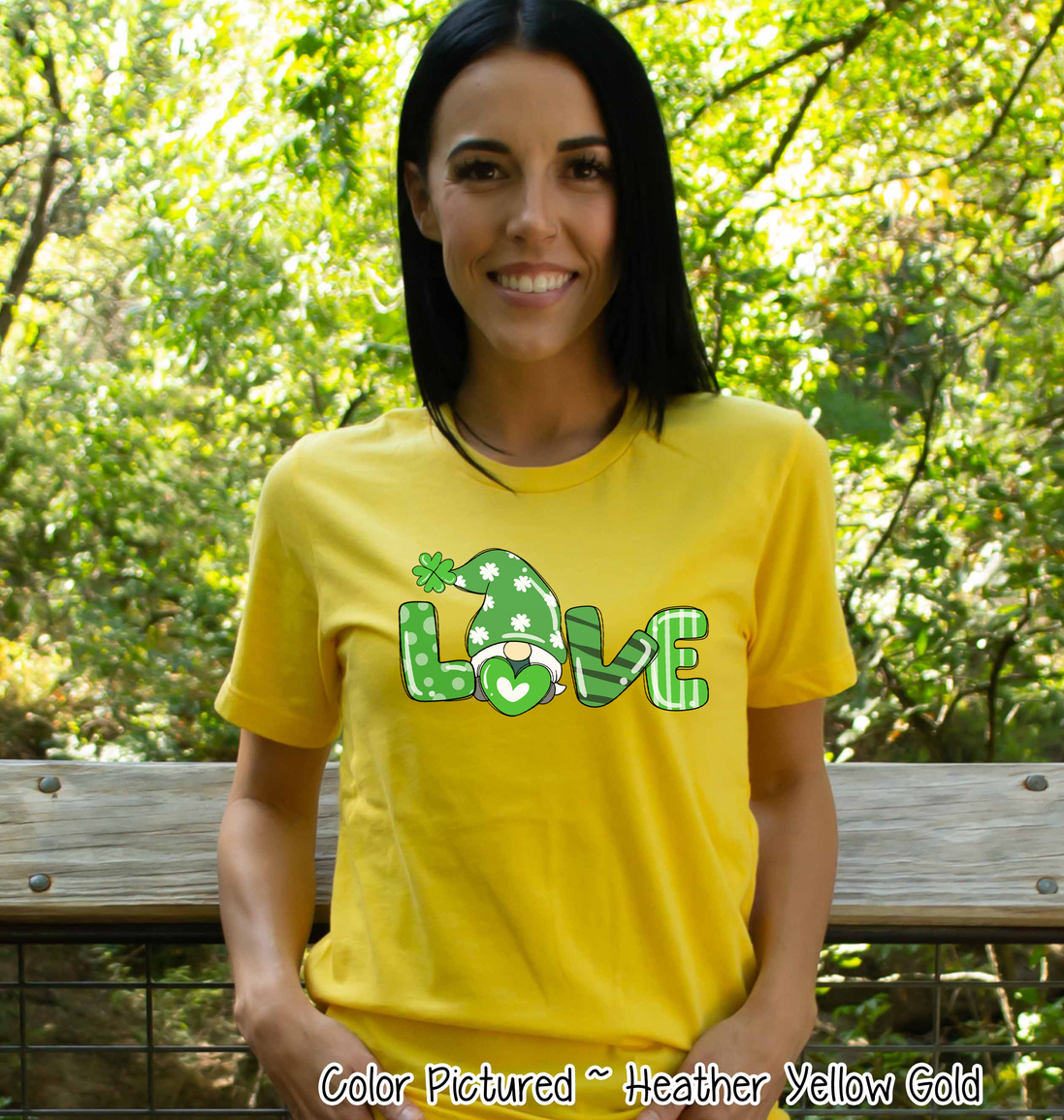 Gnome LOVE St Patricks Day Tee
