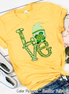 Monogram LOVE & Gnome St Patricks Day Tee