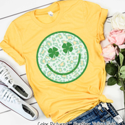 Retro Smiley Face St Patricks Day Tee