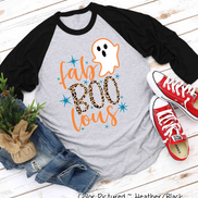 Fab Boo Lous Halloween Boo  Raglan Shirt