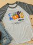 Love #YourLife Halloween Personalized Raglan T-Shirt ~ Customize text