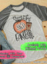These are a Few of My Favorite Things Monogram Fall Raglan Tee