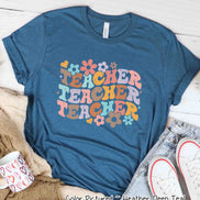Distress Teacher Tee