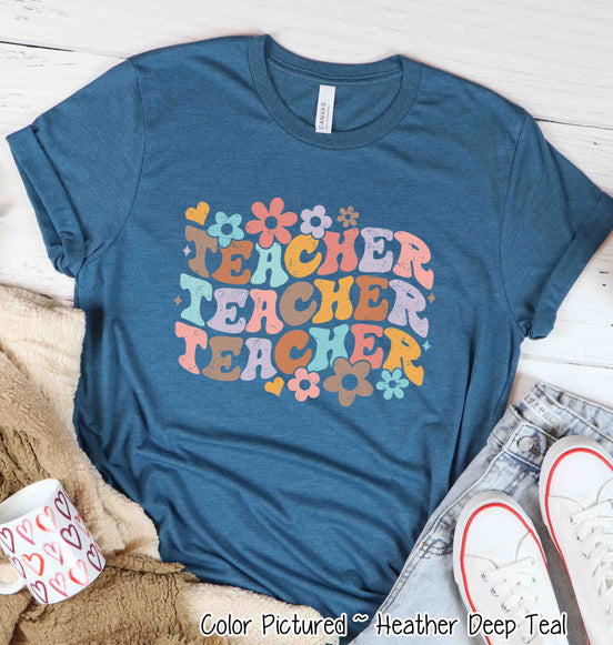 Distress Teacher Tee