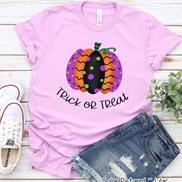 Halloween Fancy Pumpkin Trick or Treat Shirt