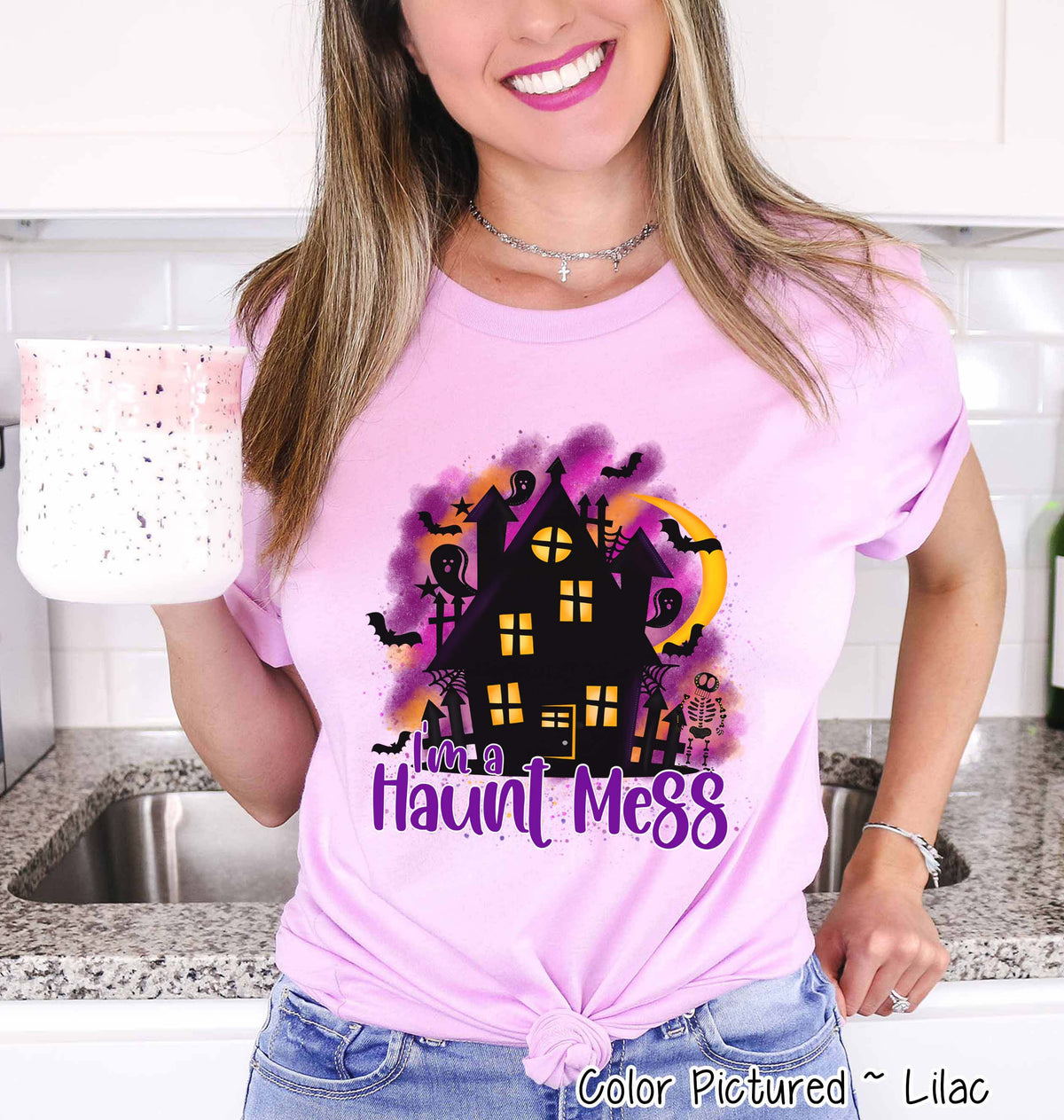 Haunt Mess Halloween Tee
